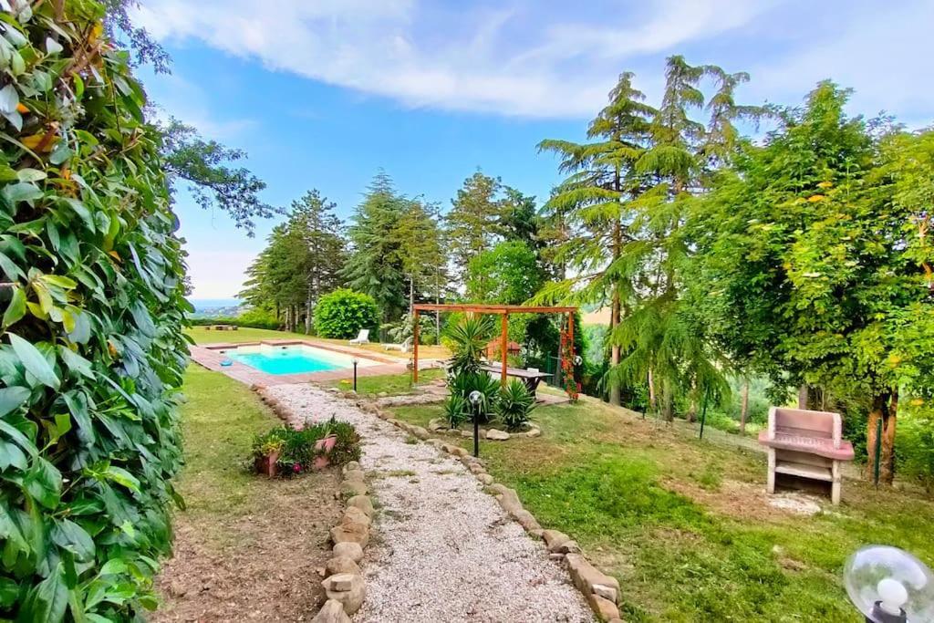 Вілла Casale San Teodoro - Mondaino Rn Екстер'єр фото